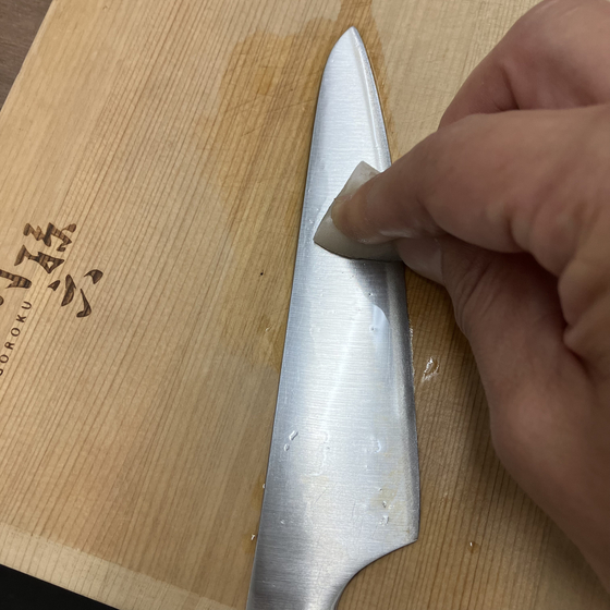 【新宿店/7F】手に馴染んだ愛用の包丁研ぎ承ります! その4