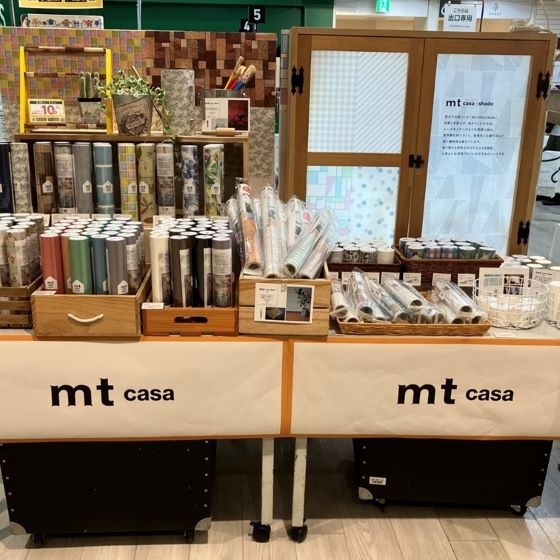 【新宿店/6F】インテリア用マスキングテープ「mtCASA」　POPUP