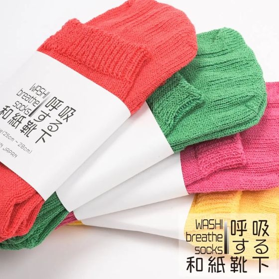 【新宿店/3F】「呼吸する?!」和紙靴下