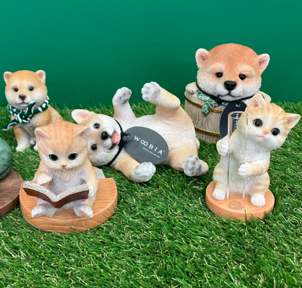 【新宿店/4F】かわいさとリアルさを合わせ持つWooBia（ウービア）の置物